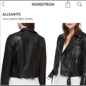 all saints juno leather jacket